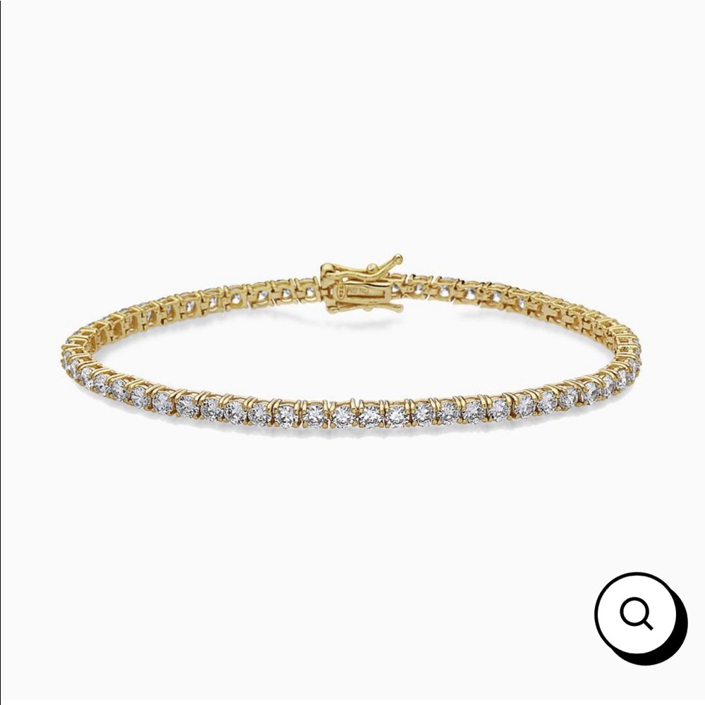 Seven50 Gold tennis bracelet